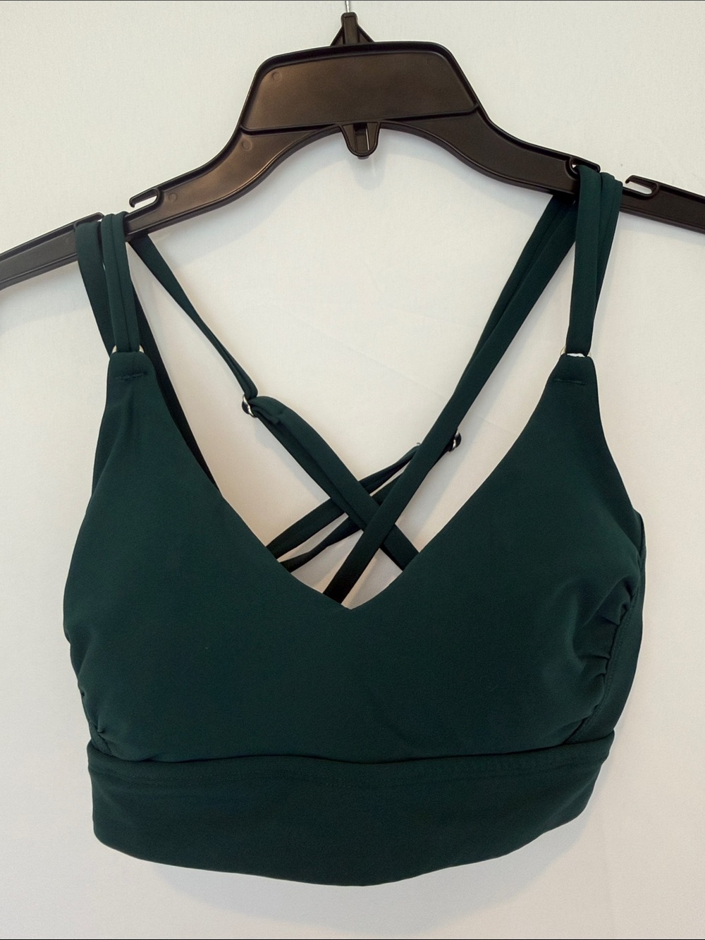 CALIA by Carrie Underwood Forest Green Strappy Swim Top